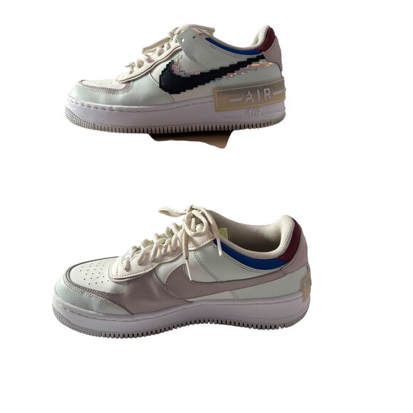 Nike Air Force 1 Shadow SE Pixel Swoosh Womens Sneakers Barely Green Size 10 US - Picture 2 of 10
